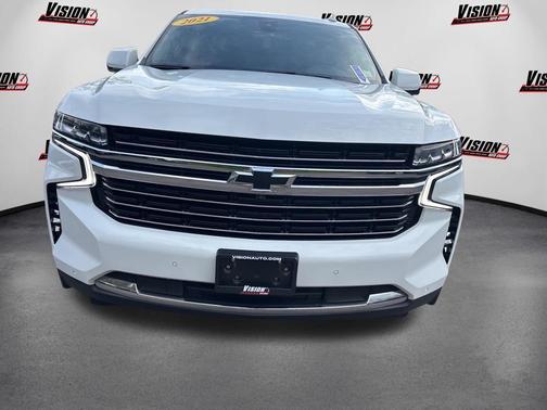 Summit White 2021 Chevrolet Tahoe LT