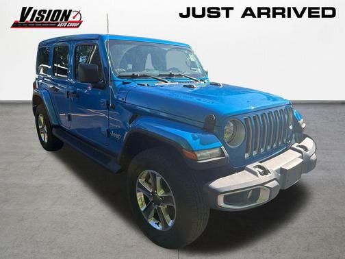 Hydro Blue Pearl 2021 Jeep Wrangler Unlimited Sahara