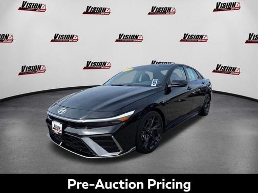 Black 2025 Hyundai ELANTRA N Line