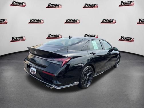 Black 2025 Hyundai ELANTRA N Line