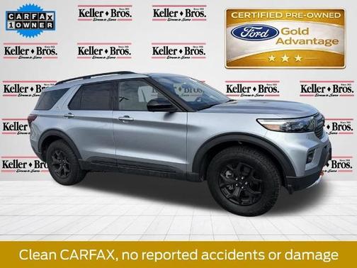 ICONIC SILVER METALLIC 2023 Ford Explorer TIMBERLINE
