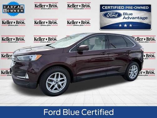 BURGUNDY VELVET MET TINT CC 2022 Ford Edge SEL