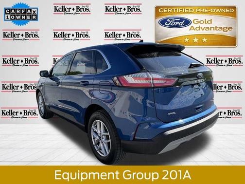 ATLAS BLUE 2022 Ford Edge SEL