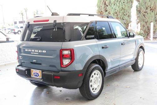 Azure Gray Metallic Tri-Coat 2025 Ford Bronco Sport Heritage