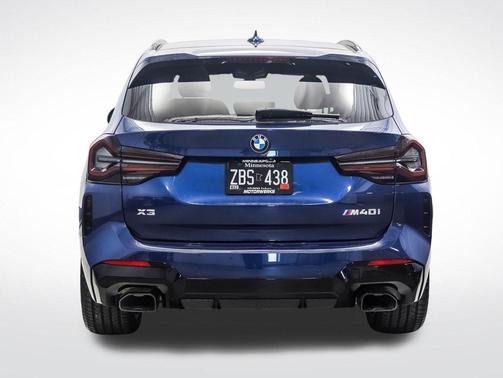 Phytonic Blue Metallic 2024 BMW X3 M40i