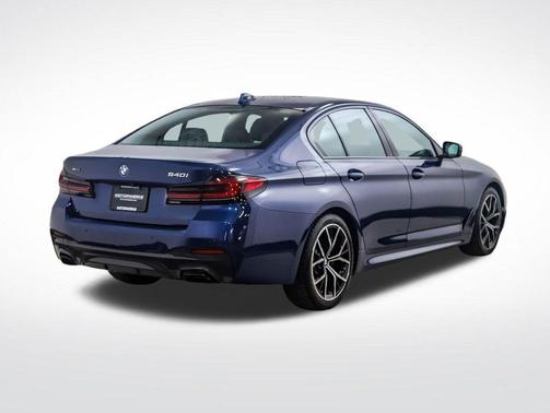 Blue Metallic 2021 BMW 540 i xDrive