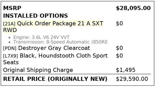 2019 Dodge Challenger SXT