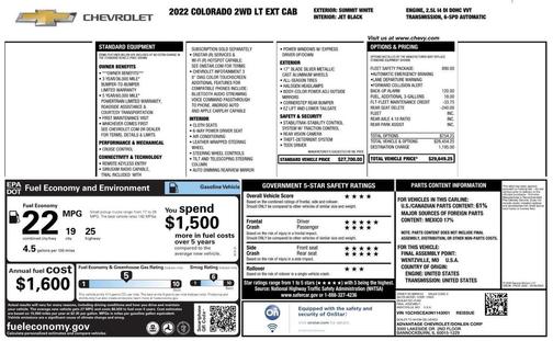 2022 Chevrolet Colorado LT
