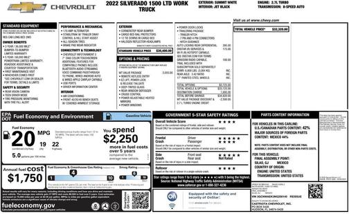 2022 Chevrolet Silverado 1500 WT