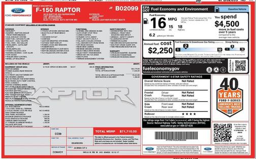 2018 Ford F-150 Raptor