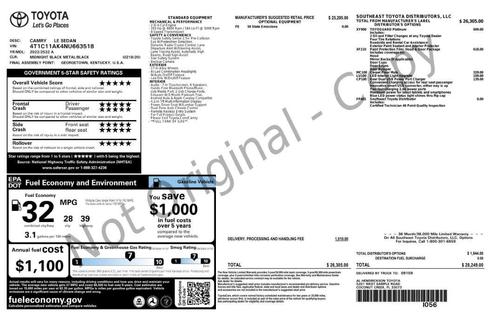 2022 Toyota Camry LE