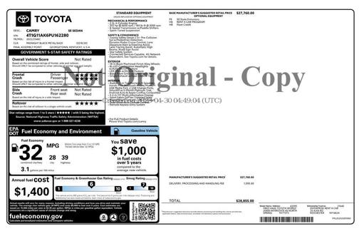 2023 Toyota Camry SE