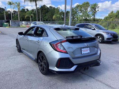 Lunar Silver Metallic 2018 Honda Civic Sport