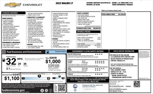 2022 Chevrolet Malibu FWD LT