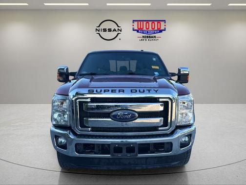 Maroon 2015 Ford F-250 Lariat