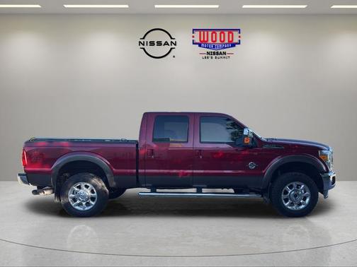 Maroon 2015 Ford F-250 Lariat