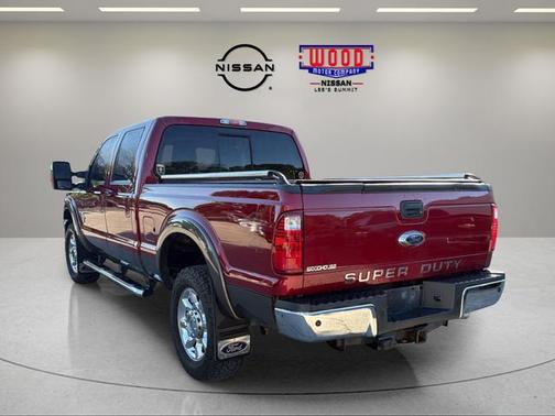 Maroon 2015 Ford F-250 Lariat