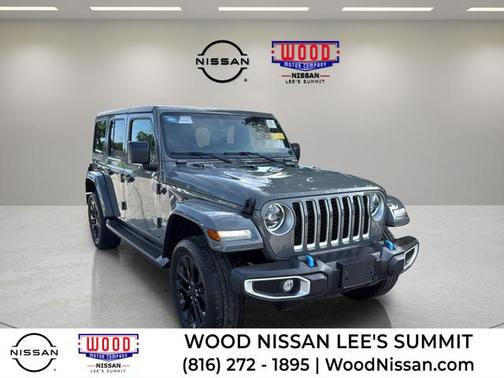Sting Gray Clearcoat 2023 Jeep Wrangler 4xe Sahara