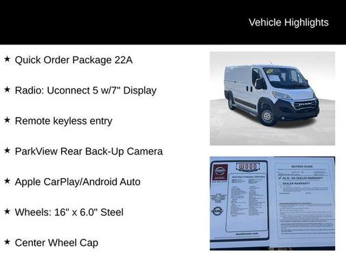 2023 RAM ProMaster 2500 Base