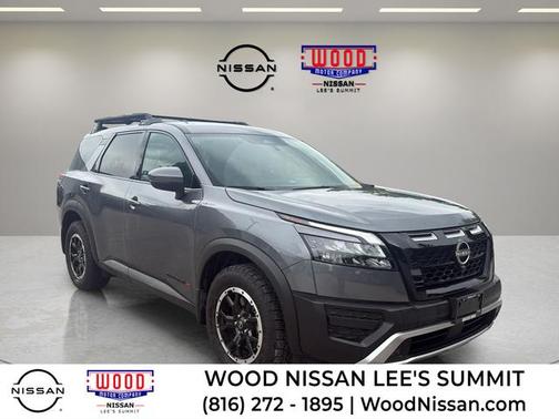 Gun Metallic 2025 Nissan Pathfinder Rock Creek