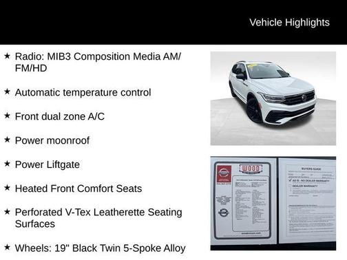 2022 Volkswagen Tiguan 2.0T SE R-Line Black