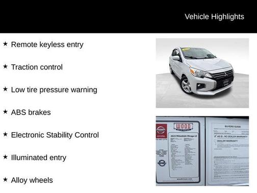 2023 Mitsubishi Mirage LE