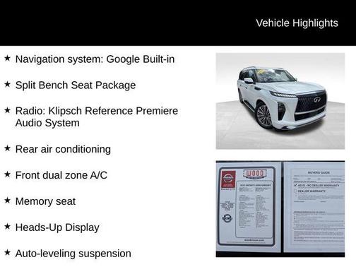 2025 INFINITI QX80 SENSORY