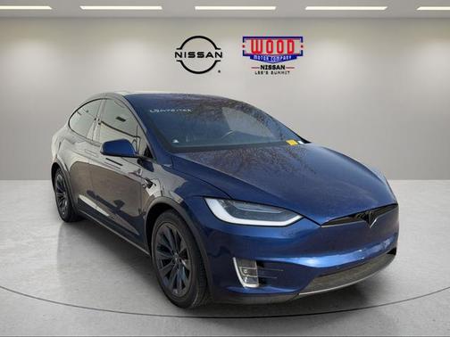 Blue 2019 Tesla Model X Long Range