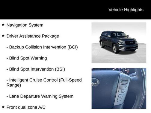 2017 INFINITI QX80 Base