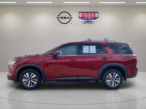 Scarlet Ember 2023 Nissan Pathfinder SL