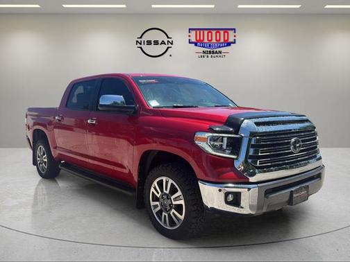 Red 2021 Toyota Tundra Platinum