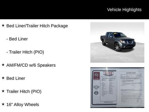 2016 Nissan Frontier SV