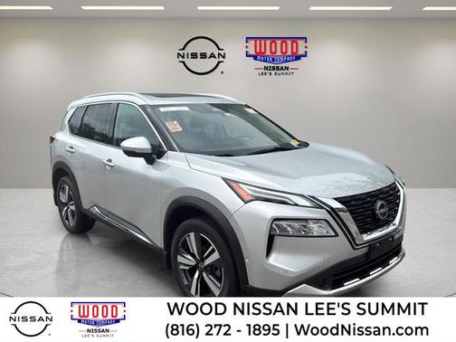Brilliant Silver Metallic 2023 Nissan Rogue Platinum