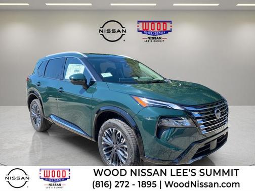 Obsidian Green 2026 Nissan Rogue Platinum