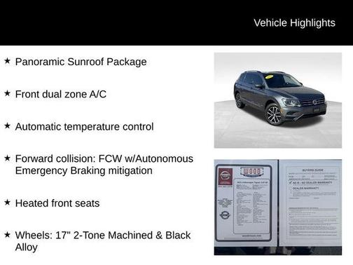 2021 Volkswagen Tiguan 2.0T SE