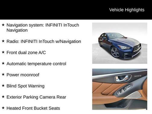 2024 INFINITI Q50 SENSORY