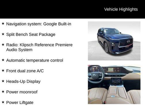 2025 INFINITI QX80 SENSORY