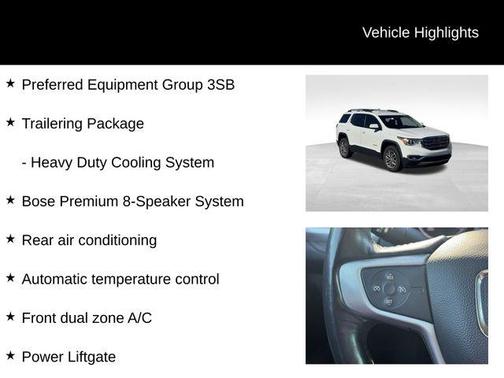 2017 GMC Acadia SLE-2