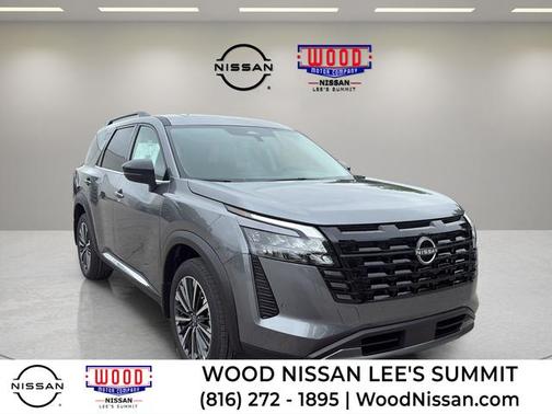 Gun Metallic 2026 Nissan Pathfinder Platinum