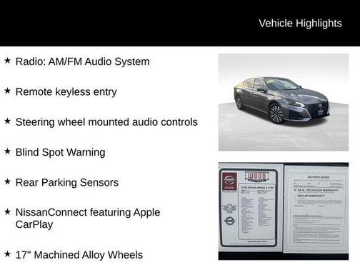 2024 Nissan Altima 2.5 SV
