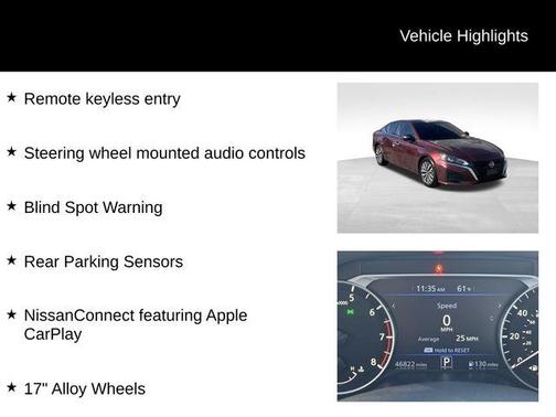 2024 Nissan Altima 2.5 SV