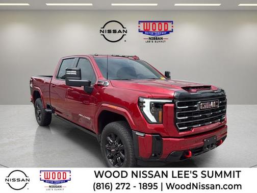 Volcanic Red 2025 GMC Sierra 2500 AT4
