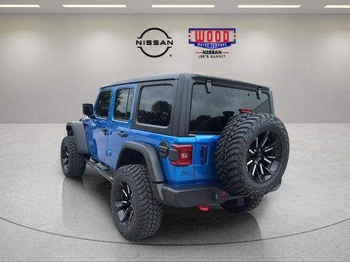 Hydro Blue Pearl 2024 Jeep Wrangler Rubicon