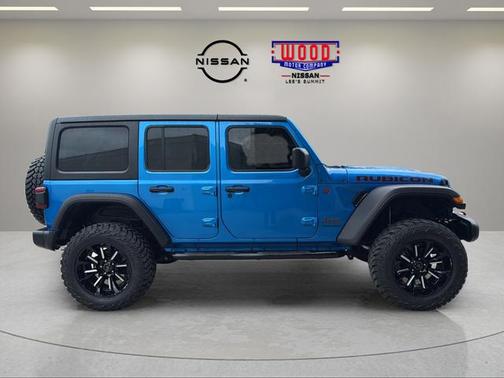 Hydro Blue Pearl 2024 Jeep Wrangler Rubicon