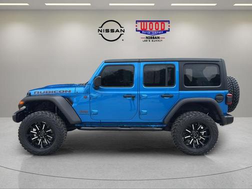 Hydro Blue Pearl 2024 Jeep Wrangler Rubicon