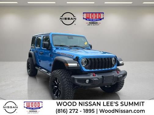 Hydro Blue Pearl 2024 Jeep Wrangler Rubicon