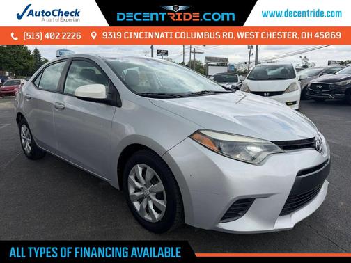 Classic Silver Metallic 2015 Toyota Corolla LE Plus