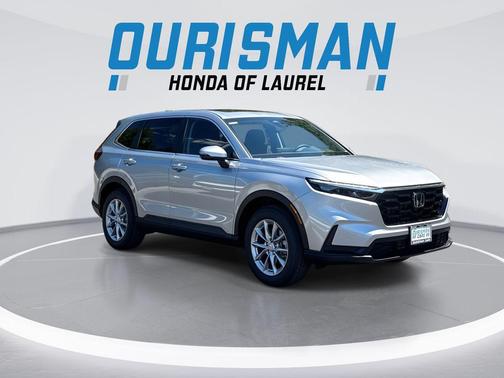 Solar Silver Metallic 2026 Honda CR-V EX AWD
