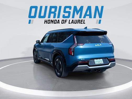 Ocean Blue Matte 2024 Kia EV9 Land