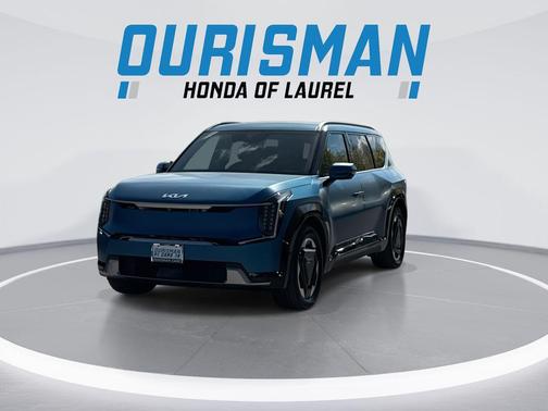 Ocean Blue Matte 2024 Kia EV9 Land